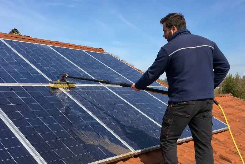 Nettoyage et entretien de panneaux solaires à Audon