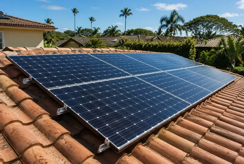 Installation de panneaux solaires à Audon